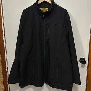 Men’s basic lightweight polyester fleece lined zip jacket